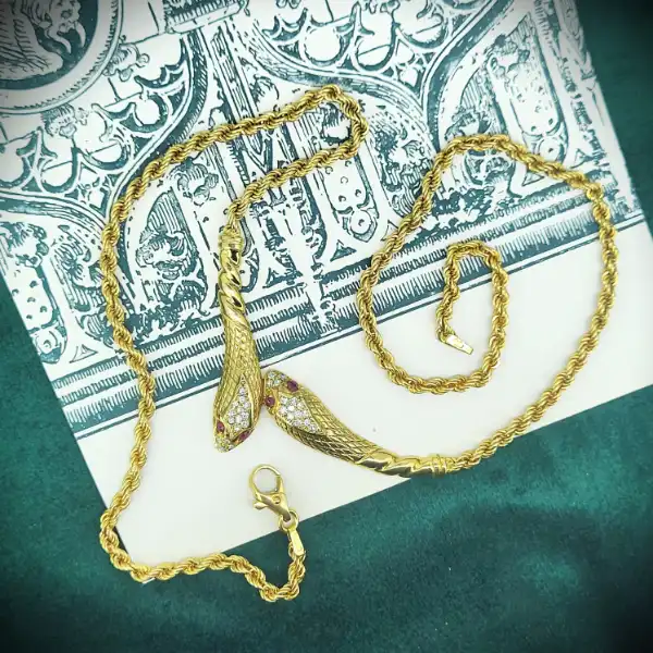Antique Diamond Necklaces and Pendants                                            