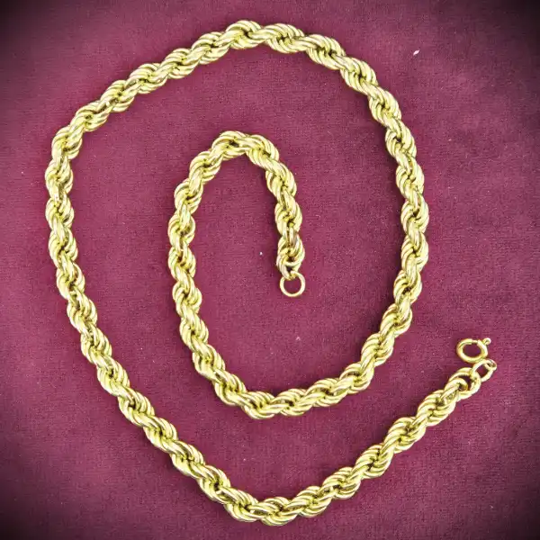  Thumbnail of 9ct Yellow Gold Rope Chain