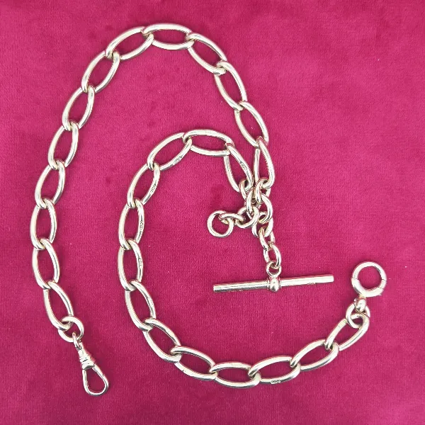 Antique Yellow Gold Loose Link Albert Chain-9ct-yellow-gold-loose-link-albert-with-tbar.webp