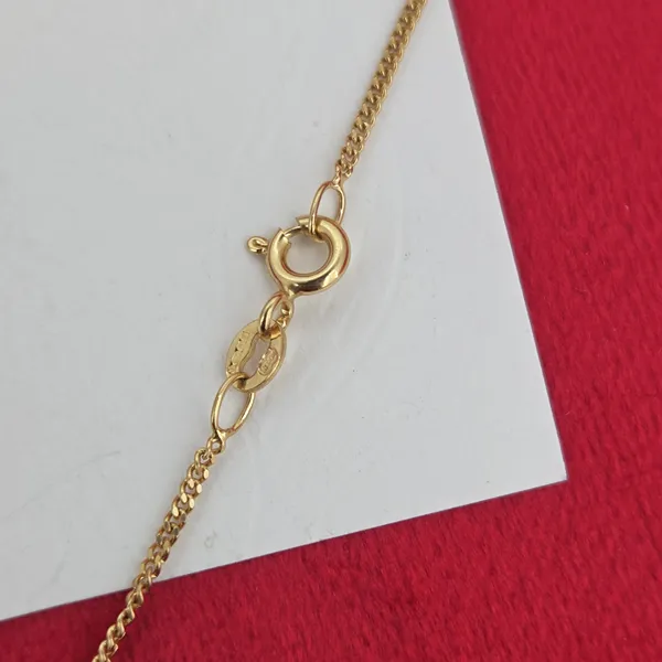 9ct Yellow Gold Miraculous Medal on a 20inch Chain- Crown View 