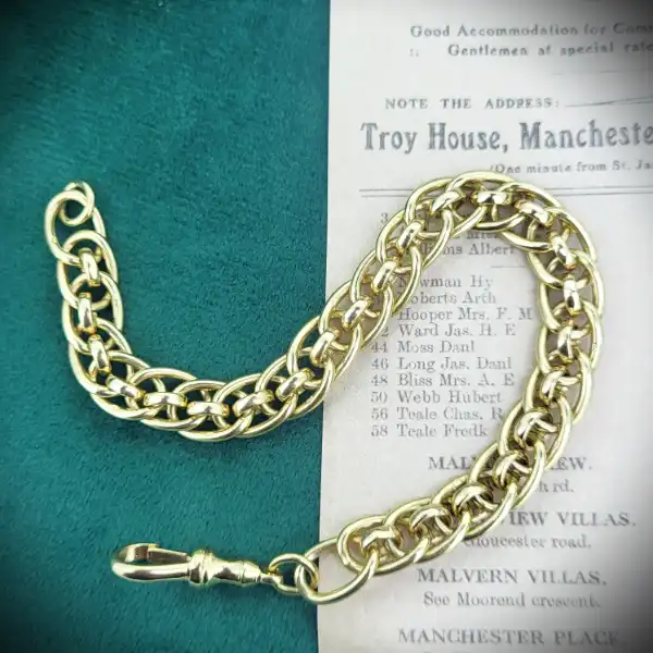  Thumbnail of 9ct Yellow Gold Rollerball Bracelet