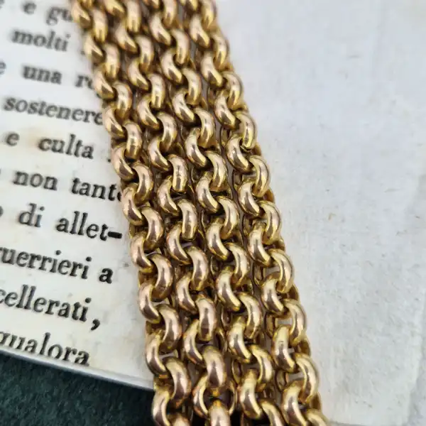 Vintage 24 Inch Yellow Gold Belcher Chain-9ct-yellow-gold-vintage-belcher-necklace.webp