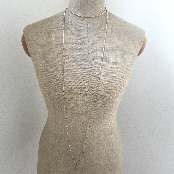 Gorgeous Antique 15ct Longuard Chain-Top Left View 