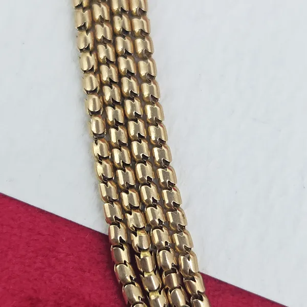 Gorgeous Antique 15ct Longuard Chain- Reverse Angle 