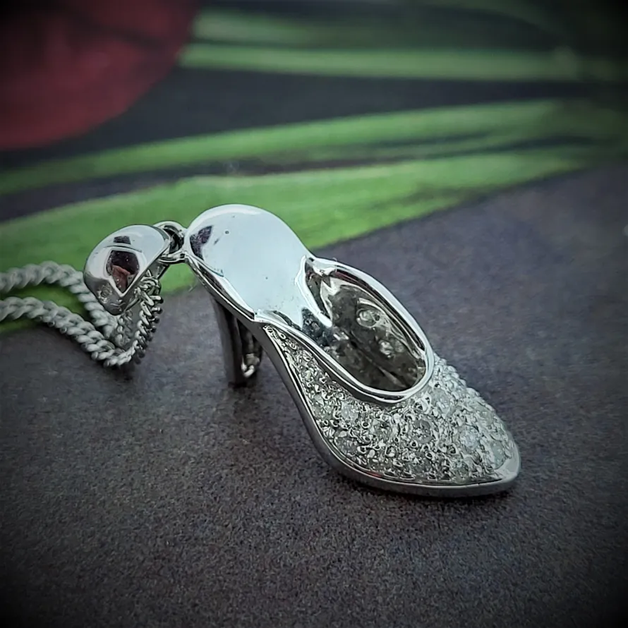 Diamond Jewellery Ireland  - Diamond Cinderella Slipper