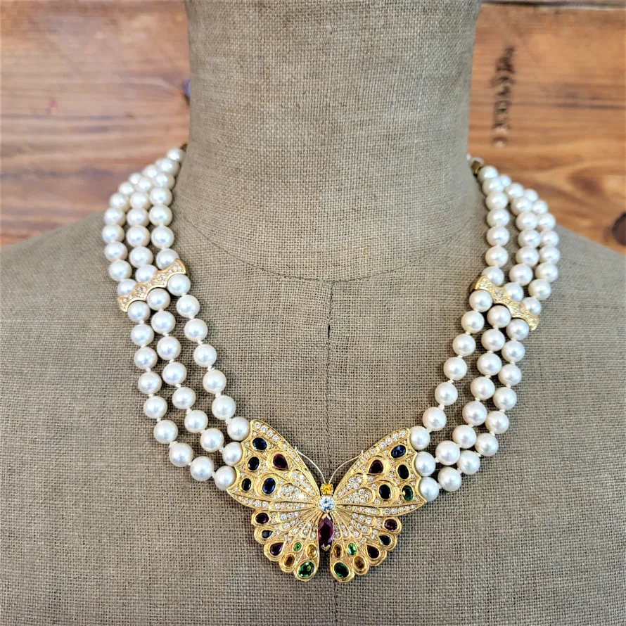 Heart Pearl Necklace – Joolz by Martha Calvo