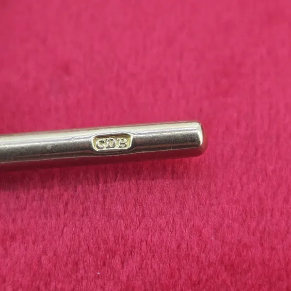 Heavyweight 9ct Rose Gold Graduated Antique Albert Chain- Crown View 