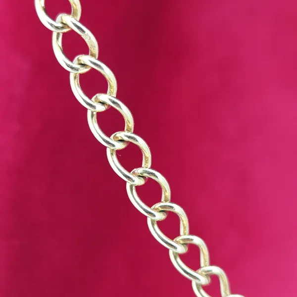 Vintage Curb Chain with T-Bar-open-curb-link-vintage-albert-with-tbar.webp