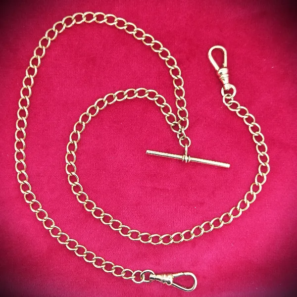  Thumbnail of Vintage Curb Chain with T-Bar