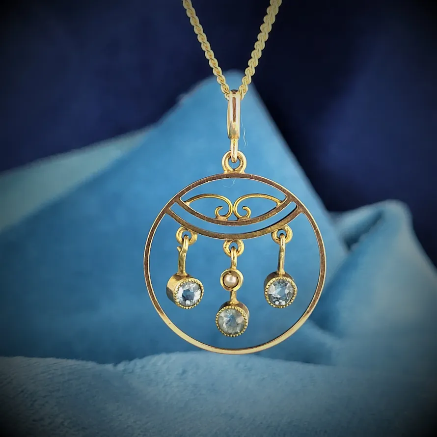 Antique Diamond Necklaces and Pendants                                                                                             