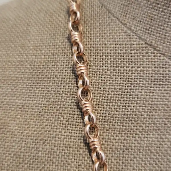 9ct Rose Gold Swivel Link Albert Chain-swivel-link-albert-chain-in-rose-gold.webp