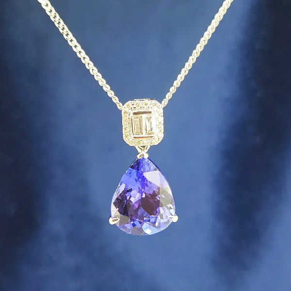 3.50cts Tanzanite & Diamond Pendant-white-gold-tanzanite-diamond-pear-shape-pendant.webp