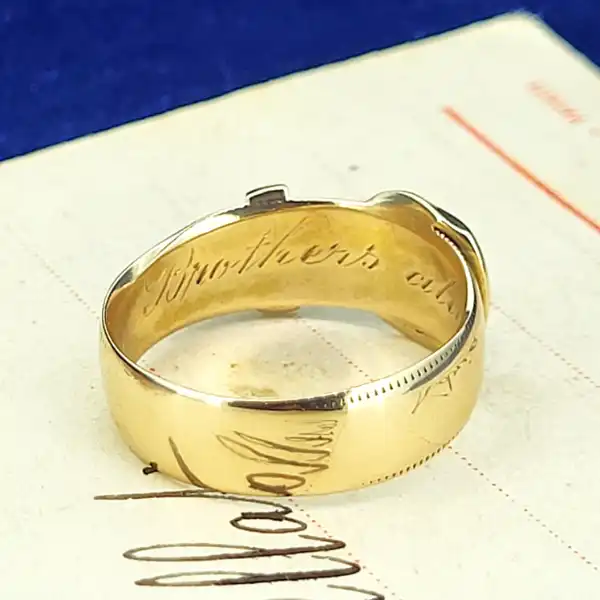 Date 1897! 18ct Buckle Ring-18ct-gold-buckle-ring-1897.webp