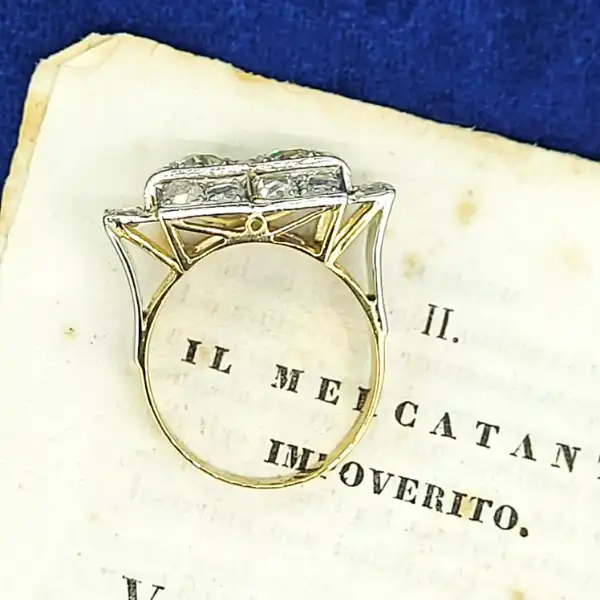 18ct Gold Old European and Rose Cut Diamond Cocktail Ring-18ct-old-european-cut-cocktail-ring.webp
