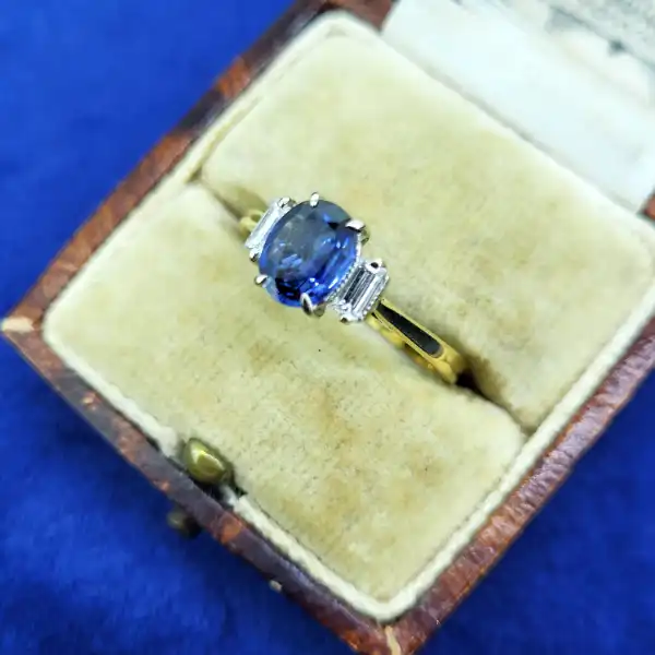 Sapphire and Diamond Three Stone Ring-18ct-plat-sapphire-diamond-trilogy-ring.webp