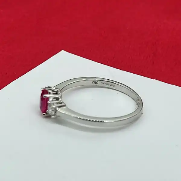 18ct White Gold Ruby & Diamond Three Stone Ring-18ct-white-gold-ruby-dimaond-trilogy-ring.webp