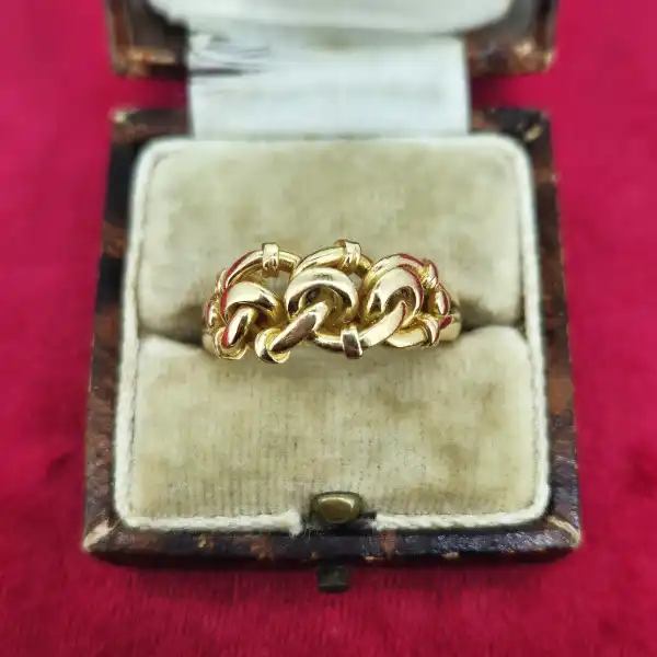 Date 1896! 18ct Yellow Gold Triple Knot Ring-18ct-yellow-gold-antique-triple-knot-ring.webp