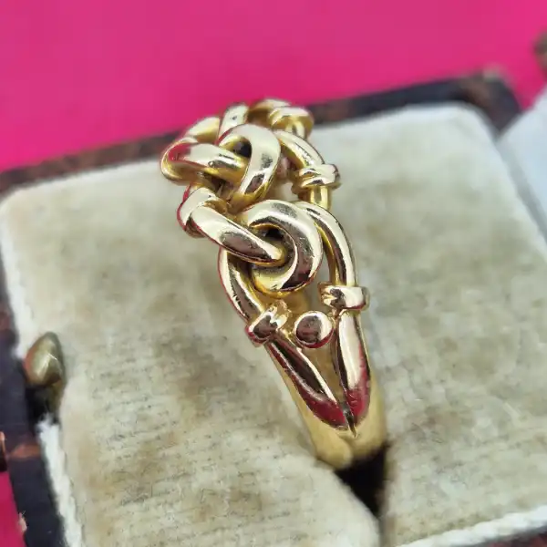 Date 1896! 18ct Yellow Gold Triple Knot Ring-18ct-yellow-gold-antique-triple-knot-ring.webp