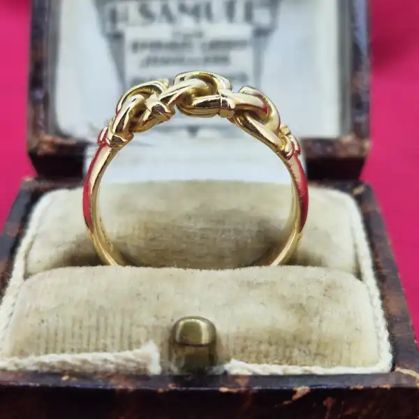 Date 1896! 18ct Yellow Gold Triple Knot Ring-18ct-yellow-gold-antique-triple-knot-ring.webp