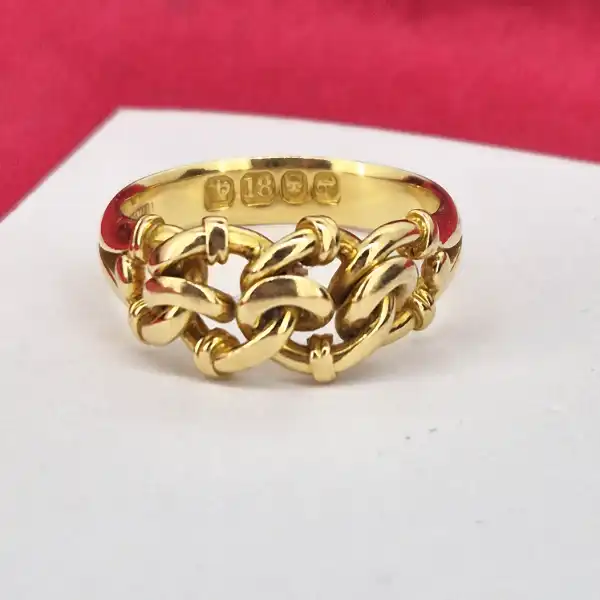 Date 1896! 18ct Yellow Gold Triple Knot Ring-18ct-yellow-gold-antique-triple-knot-ring.webp