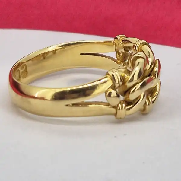 Date 1896! 18ct Yellow Gold Triple Knot Ring-18ct-yellow-gold-antique-triple-knot-ring.webp