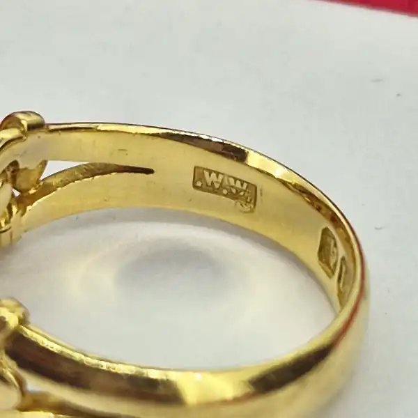 Date 1896! 18ct Yellow Gold Triple Knot Ring-18ct-yellow-gold-antique-triple-knot-ring.webp