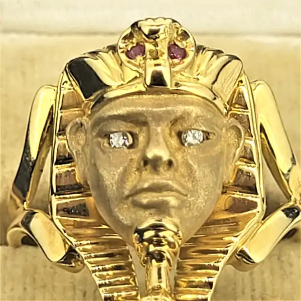 18ct Gold Pharaoh Ring with Rubies and Diamonds-18ct-yellow-gold-pharaoh-ring.webp