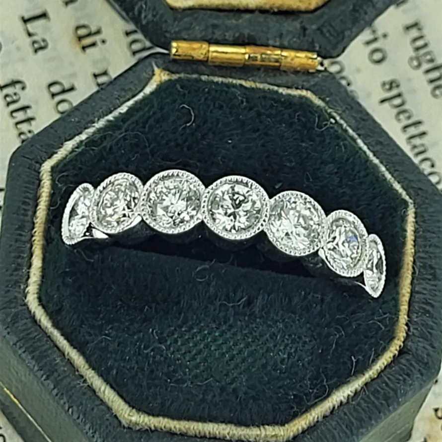 18ct White Gold Diamond Half Eternity Ring-1ct-diamond-half-eternity-dublin.webp