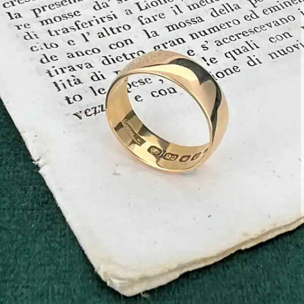 Date 1962! 22ct Ladies Preloved Wedding Ring-22ct-6mm-ladies-wed-1962.webp