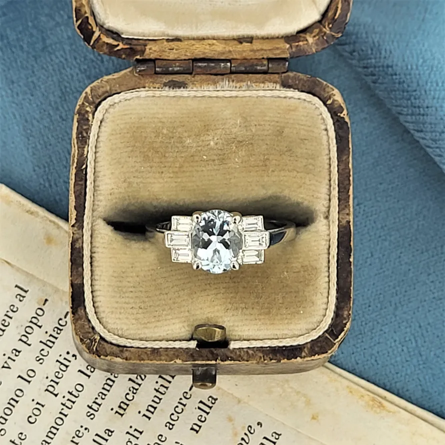 Art Deco Diamond & Aquamarine Ring in Platinum-aquamarine-and-diamond-ring-malahide.webp
