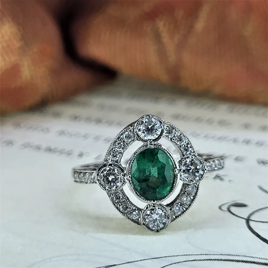 Platinum Art Deco Emerald & Diamond Ring-art-deco-emerald-ring.webp
