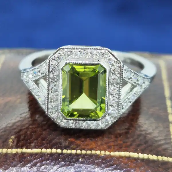 Art Deco Peridot & Diamond Ring in Platinum-art-deco-peridot-diamond-ring-in-platinum.webp