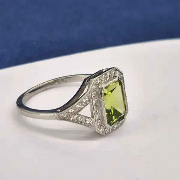 Art Deco Peridot & Diamond Ring in Platinum-art-deco-peridot-diamond-ring-in-platinum.webp