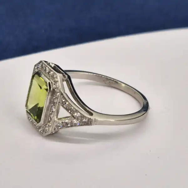 Art Deco Peridot & Diamond Ring in Platinum-art-deco-peridot-diamond-ring-in-platinum.webp