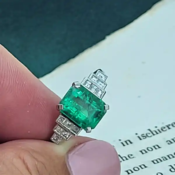 Platinum Emerald and Diamond  Ring-art-deco-platinum-emerald-ring.webp