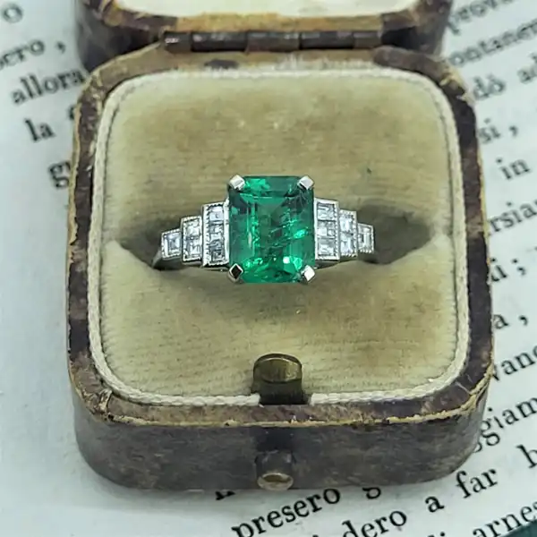 Platinum Emerald and Diamond  Ring-art-deco-platinum-emerald-ring.webp