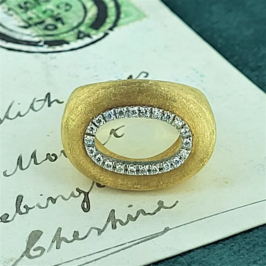 18ct Italian Gold & Diamond Statement Ring-italian-18ct-gold-and-diamond-ring.webp