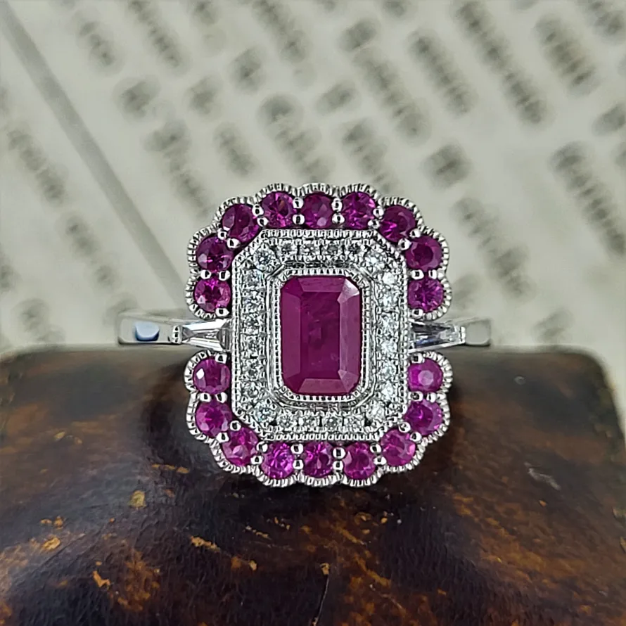 18ct White Gold Fabulous Ruby and Diamond Dress Ring -large-ruby-and-diamond-ring-dublin.webp