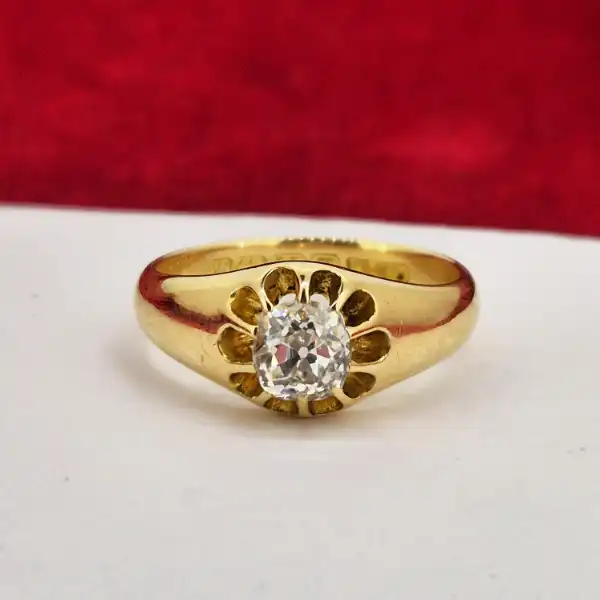 Date 1894! 0.80ct Old European Cut Diamond Ring-old-european-cut-diamond-ring-in-18ct-yellow-gold-1894.webp