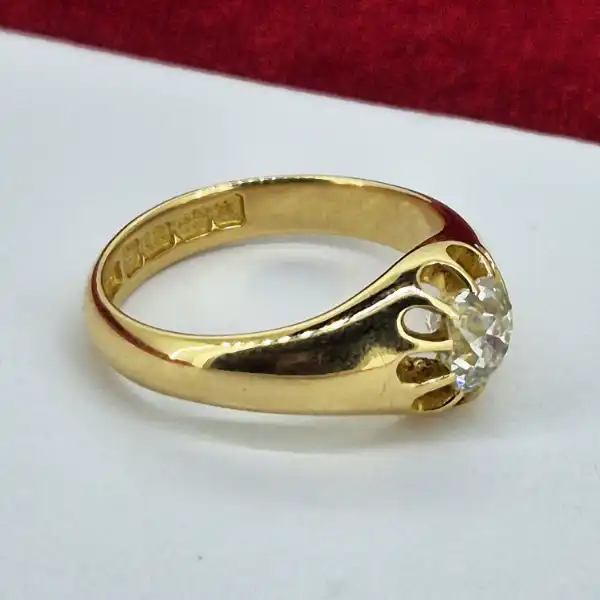 Date 1894! 0.80ct Old European Cut Diamond Ring-old-european-cut-diamond-ring-in-18ct-yellow-gold-1894.webp