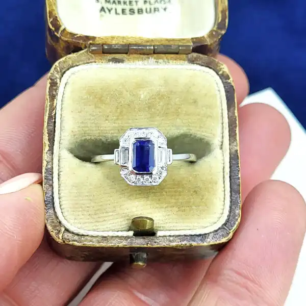 Platinum Art Deco Sapphire & Diamond Ring-plat-sapphire-diamond-art-deco-ring.webp