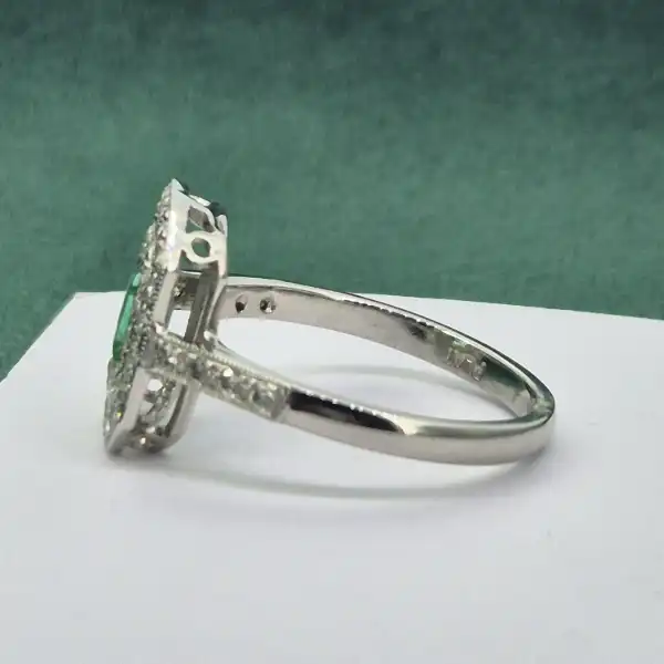Double Halo Art Deco Emerald & Diamond Ring -platinum-double-halo-emerald-diamond-art-deco-ring.webp