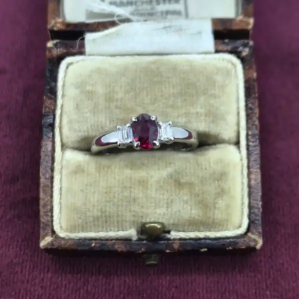 Ruby & Diamond Ring Set in Platinum-platinum-oval-ruby-and-diamond-three-stone-ring.webp