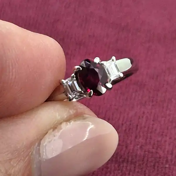 Ruby & Diamond Ring Set in Platinum-platinum-oval-ruby-and-diamond-three-stone-ring.webp