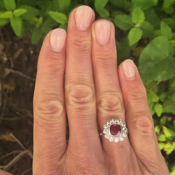 Platinum Ruby & Diamond Ring-platinum-ruby-diamond-cluster-2.80cts.webp