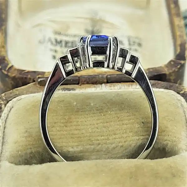 Platinum Sapphire & Diamond Ring-platinum-sapphire-and-diamond-art-deco-style-ring.webp