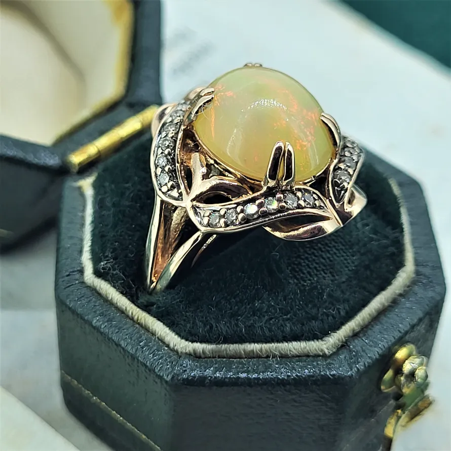 14ct Fancy Rose Gold & Opal Ring -rose-gold-opal-ring.webp