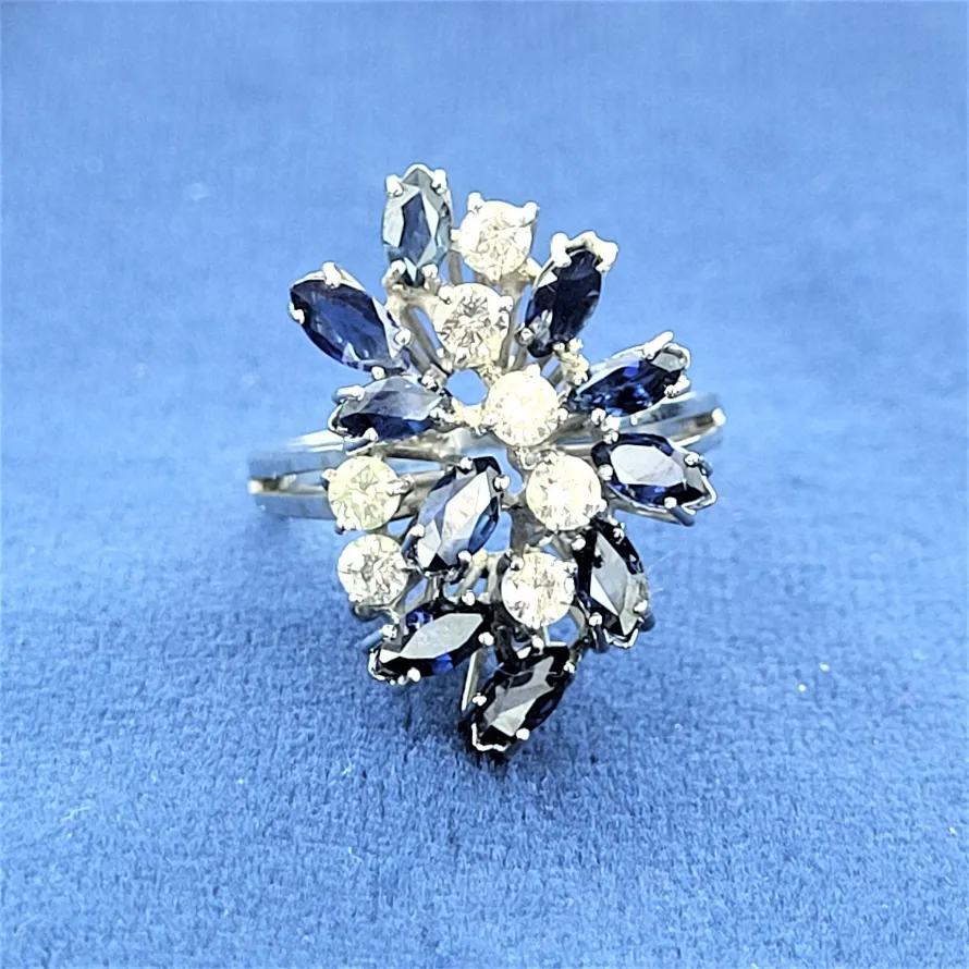 Sapphire & Diamond Cocktail Ring-sapphire-and-diamond-cocktail-ring-dublin.webp