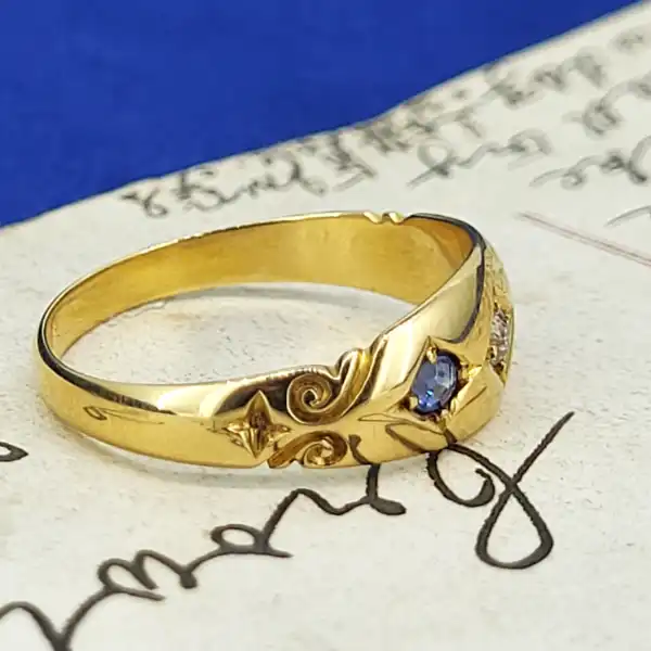 Date 1894! Sapphire & Diamond Ring-sapphire-and-diamond-ring-from-1894.webp