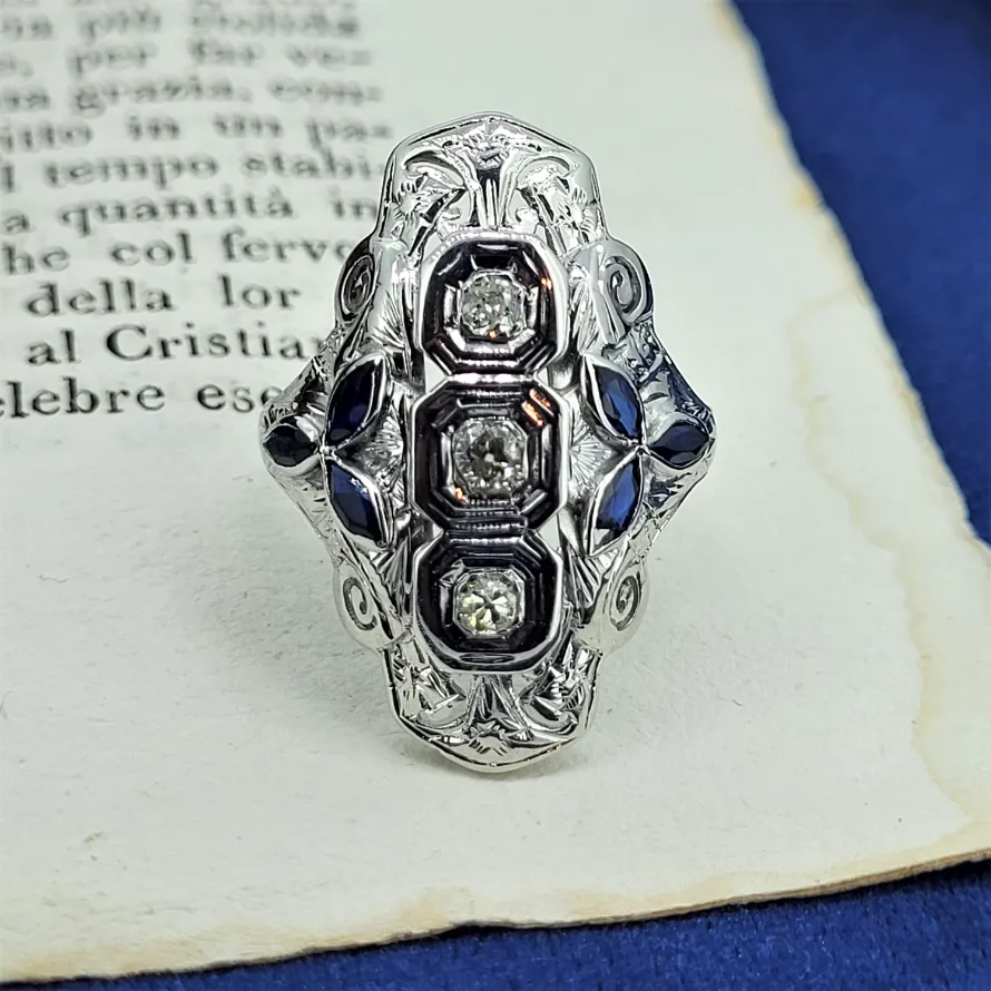 Sapphire Diamond Rings | Austen & Blake Ireland